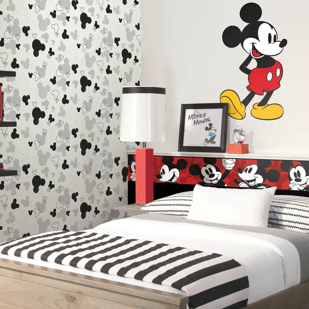 Mickey Mouse Style Wall Painting