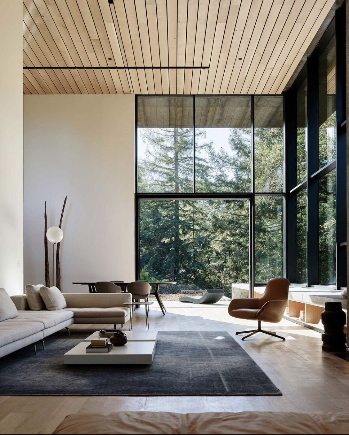 Simple and Modern Wooden Ceiling