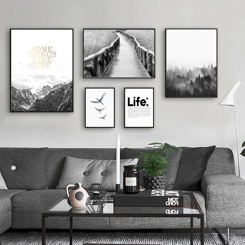 Aesthetic and Artistic Monochrome Wall Art