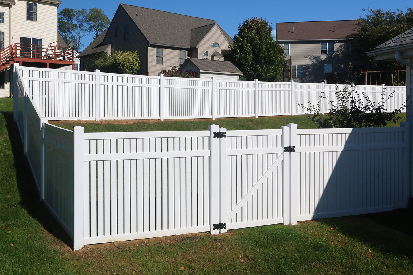 All White Fence