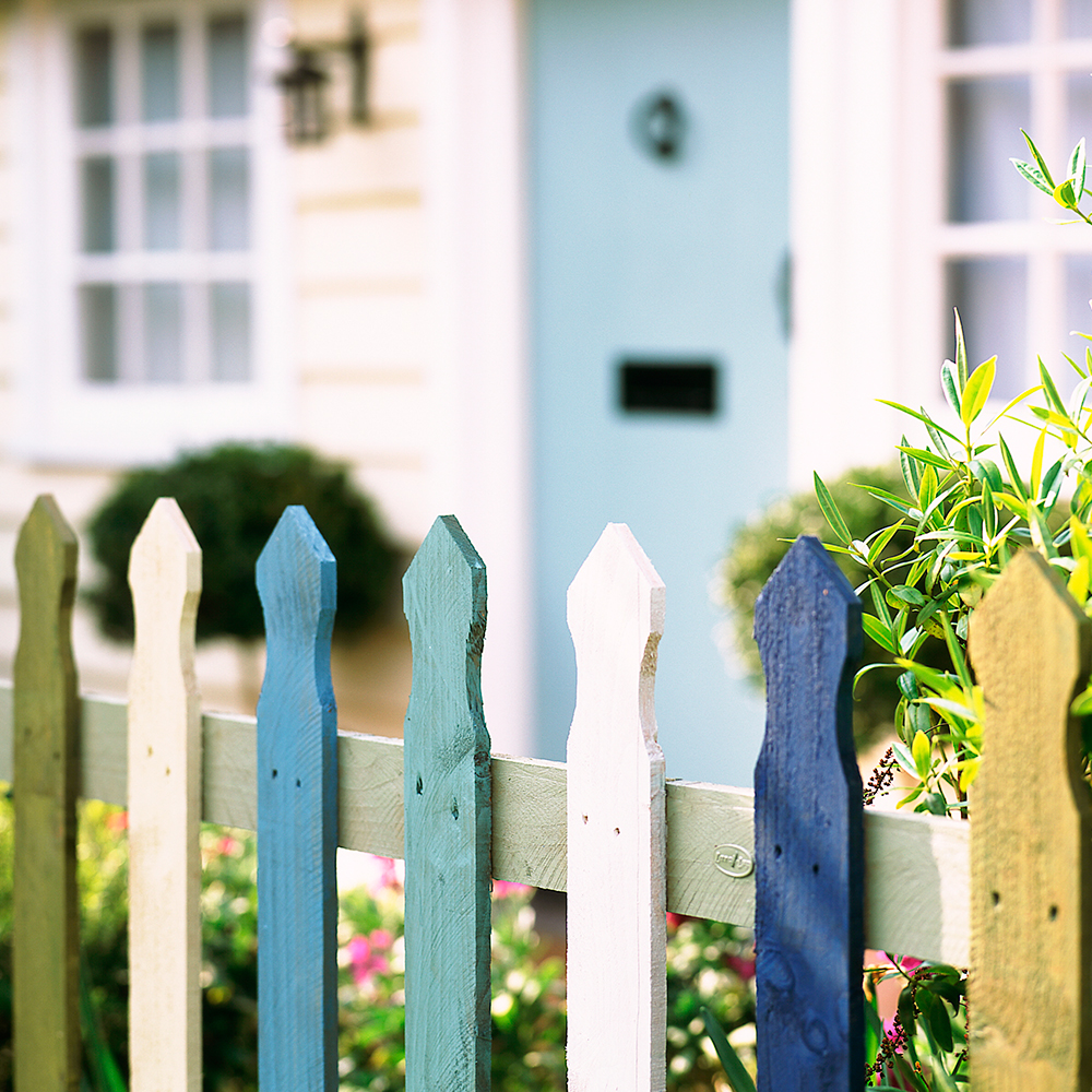 Colorful Combination Fence Style