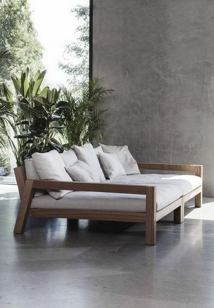 Cozy Wooden Sofa