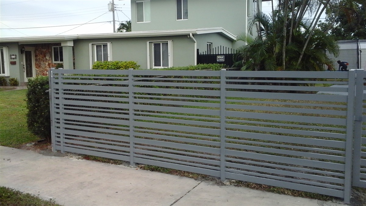 Gray Style Fence