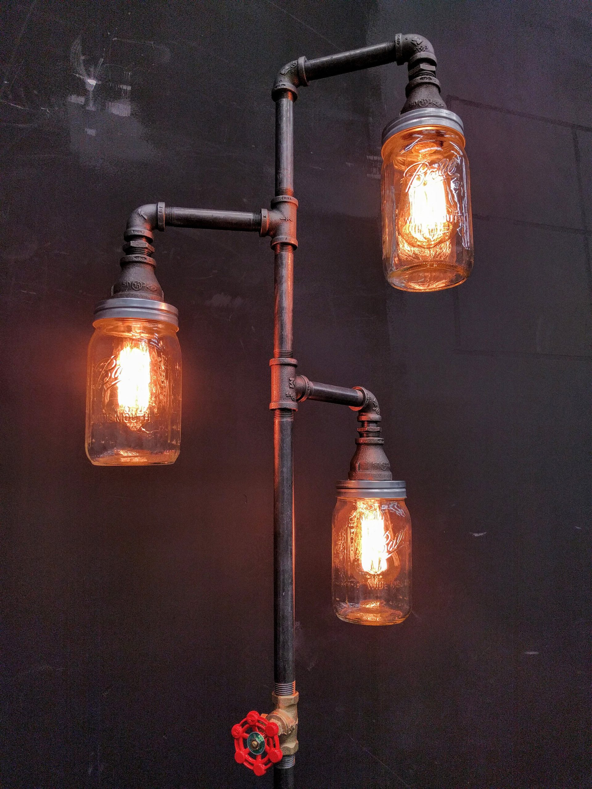 Industrial Jar Lamp