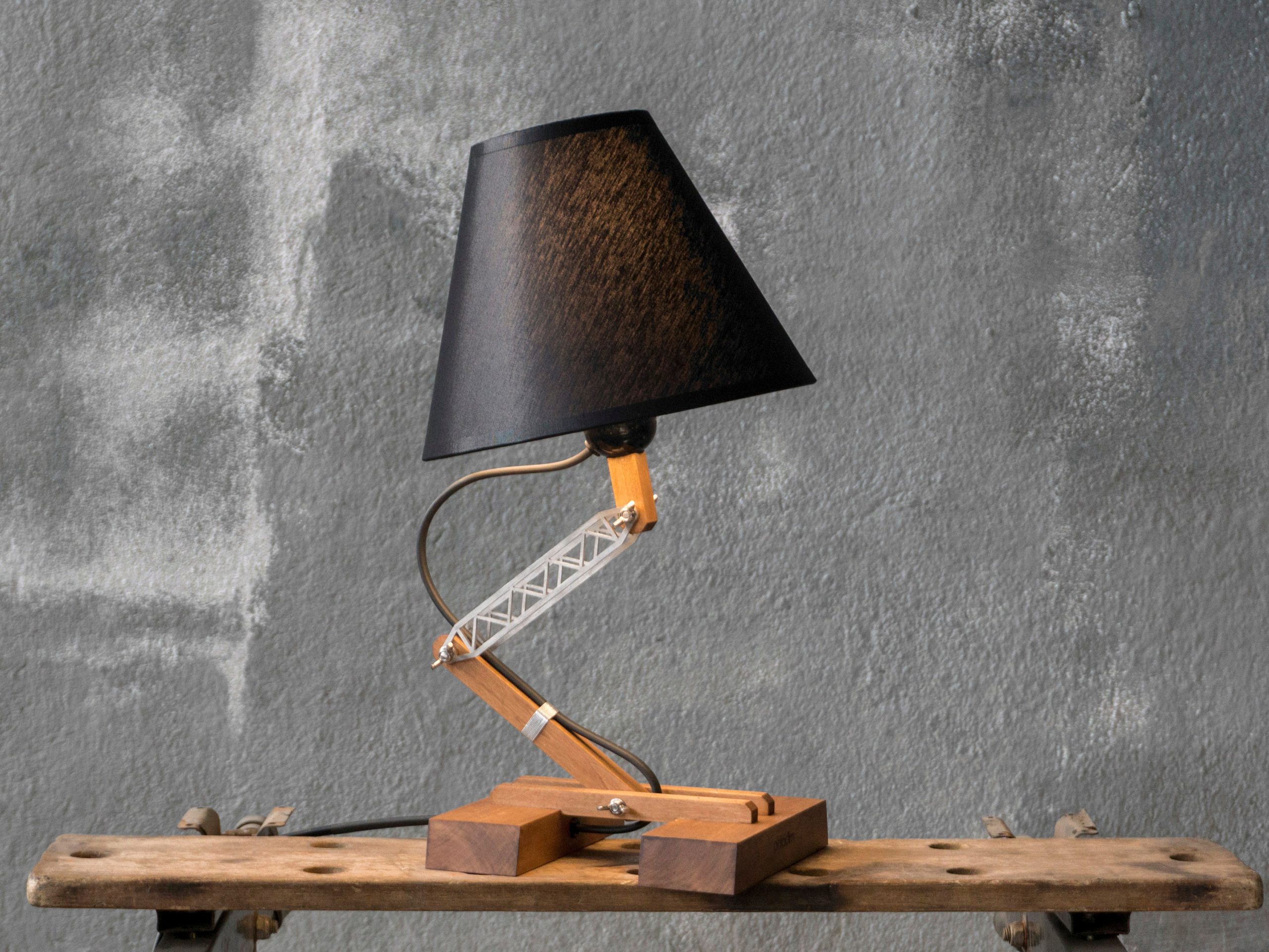 Industrial Style Bedside Lamp