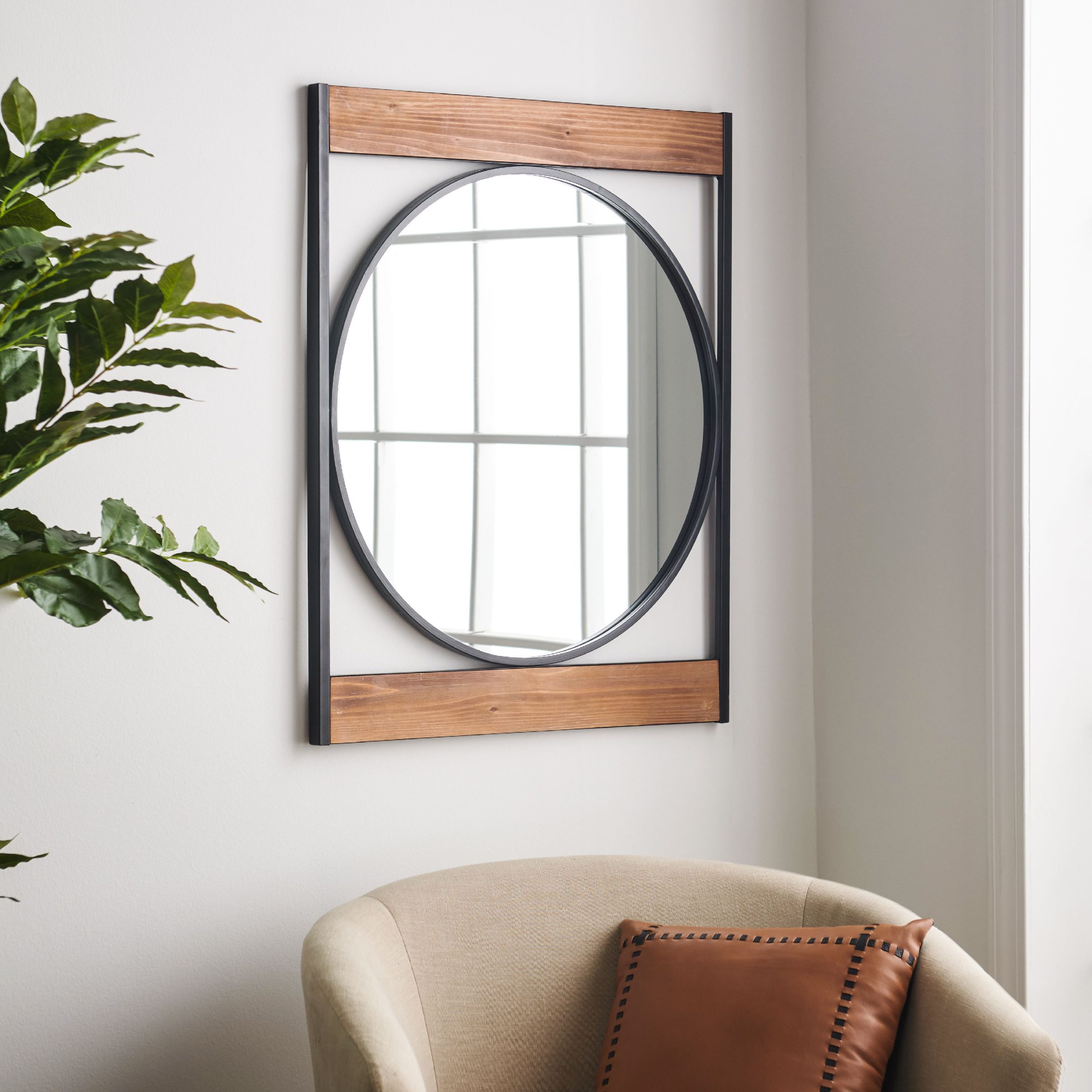 Industrial Style Mirror