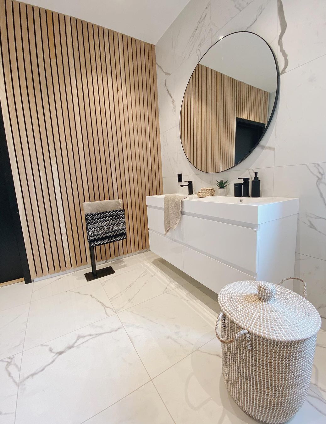 Marble Floor for Luxurious Scandinavian Style