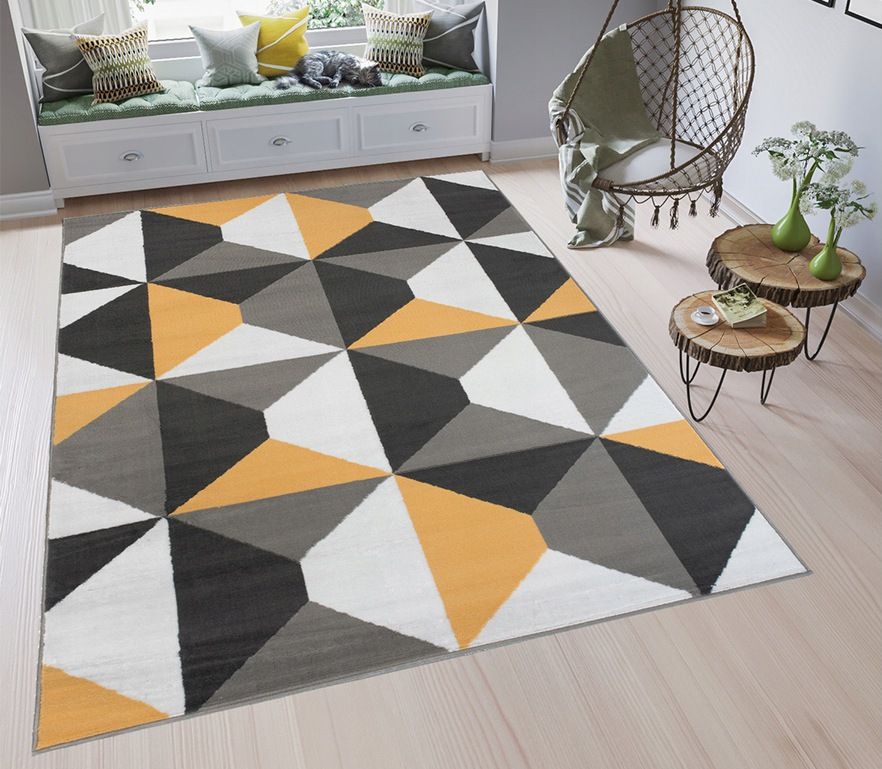 Modern Abstract Patterned Rug