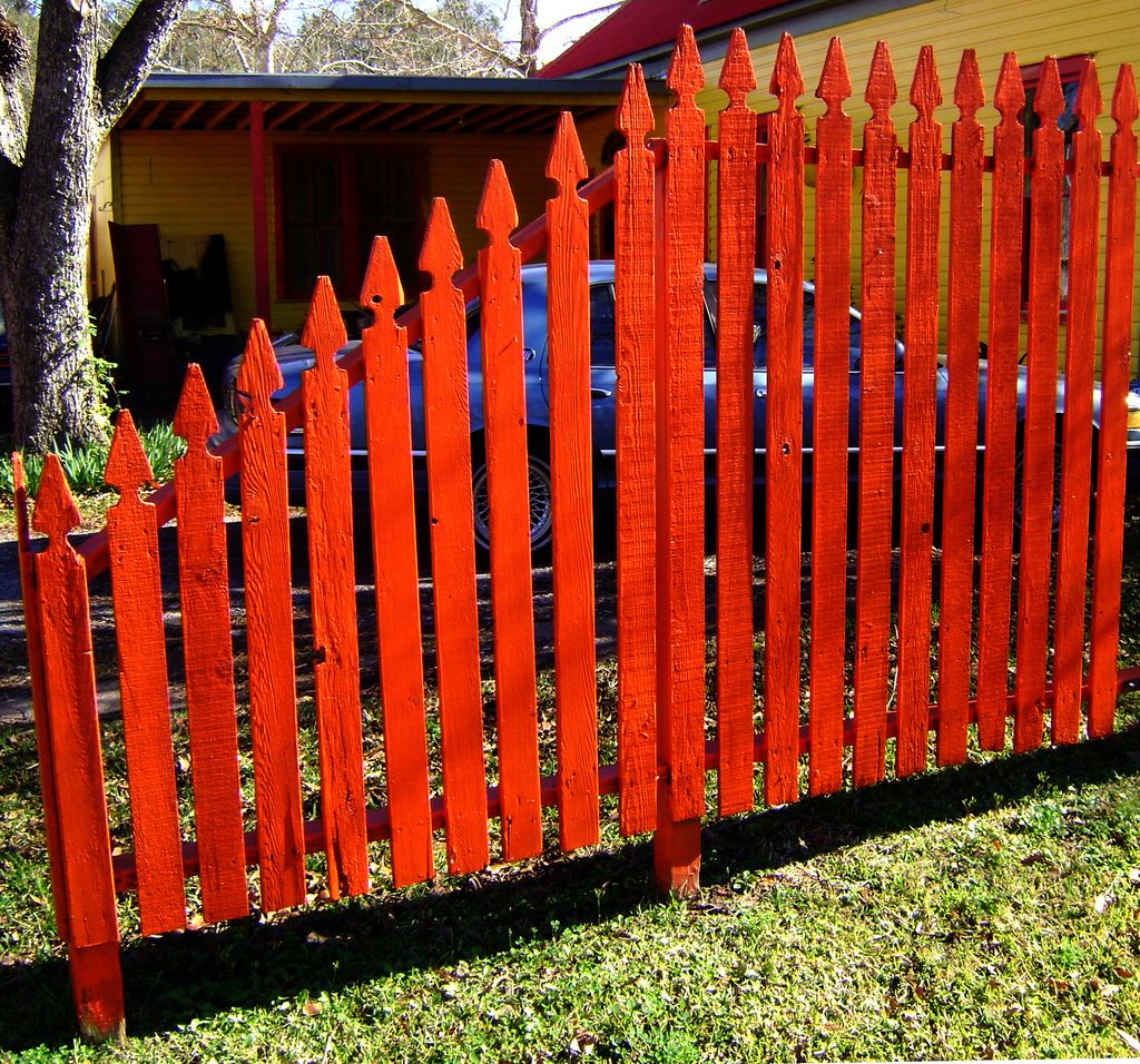 The Stand Out Orange Style Fence