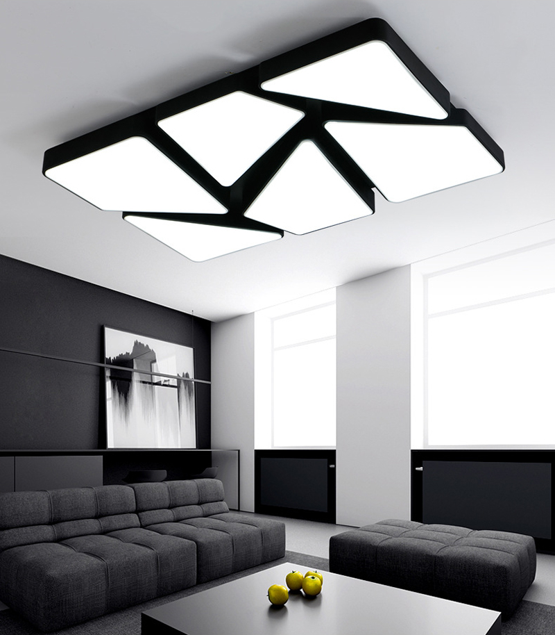 Unique Ceiling in Monochrome Concept