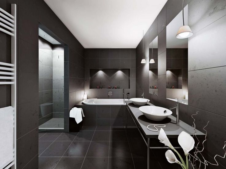 Dark Style Bathroom