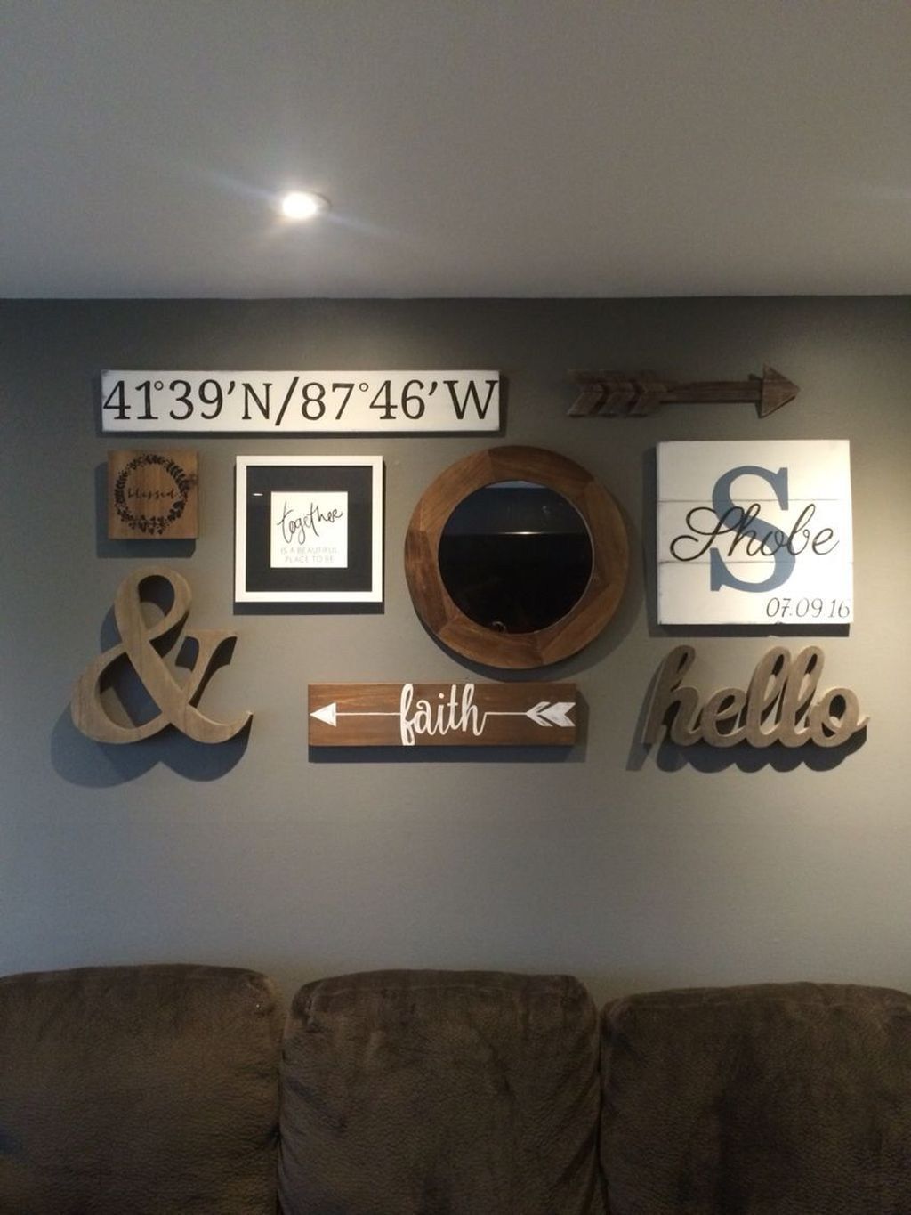 Simple Lettering Wall Art