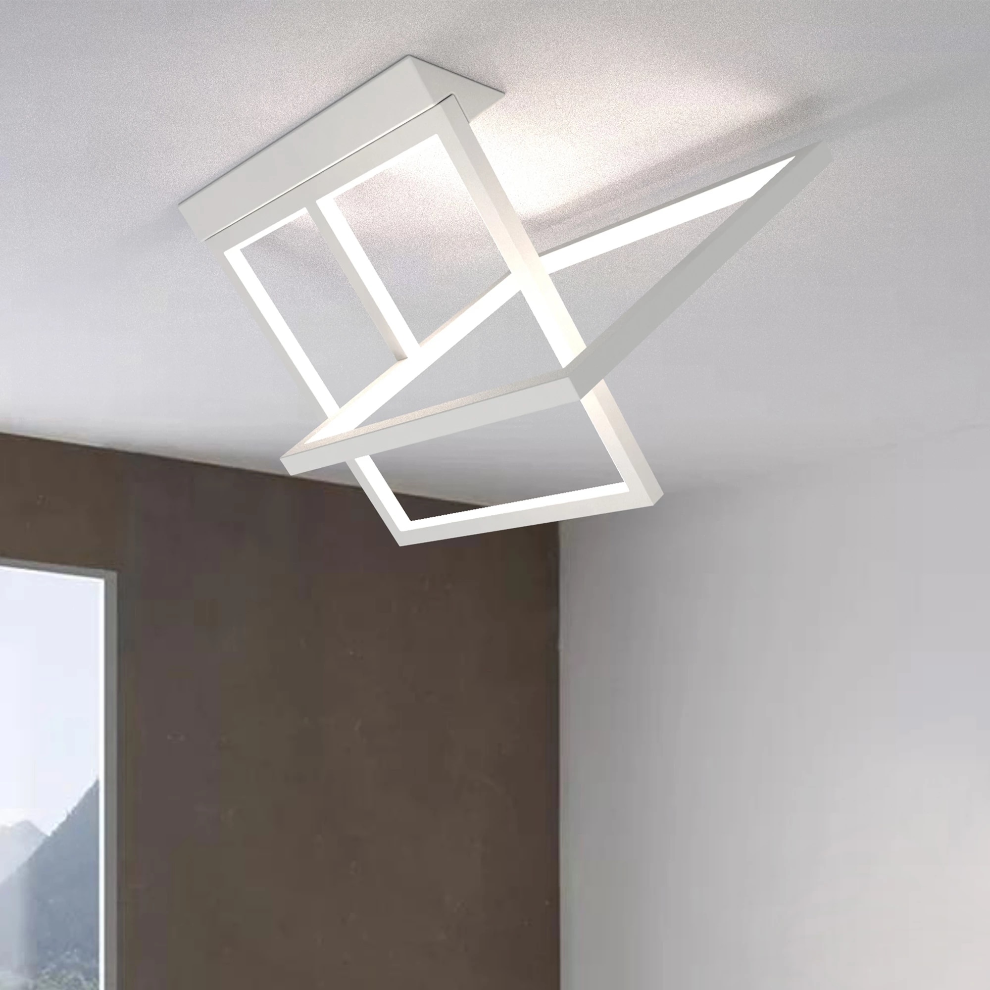 Bright White LED Lamp Design