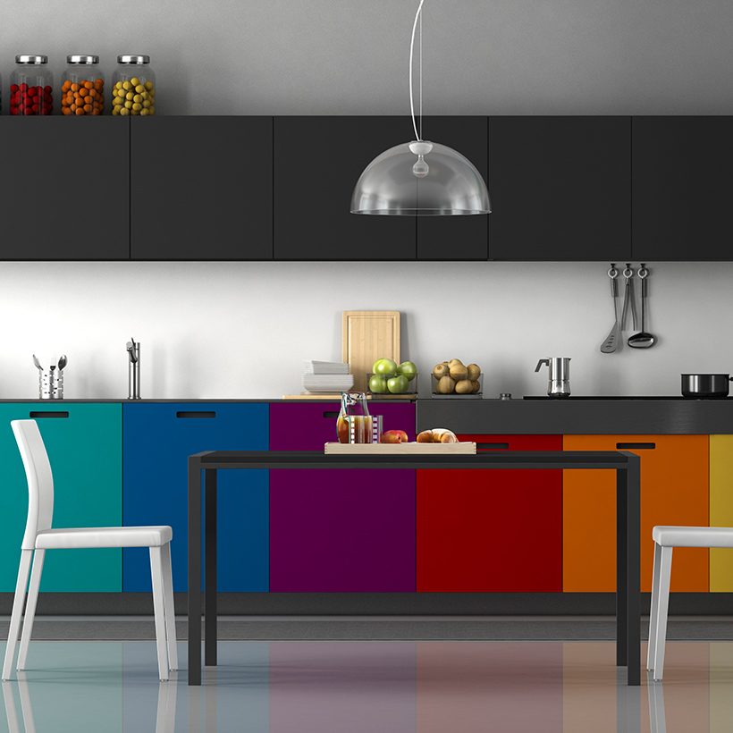 Colorful Cabinets for You to Use