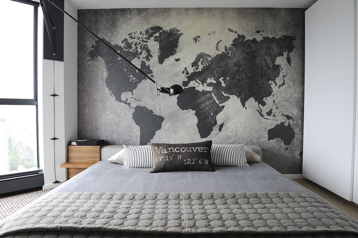 World Map in Bedroom