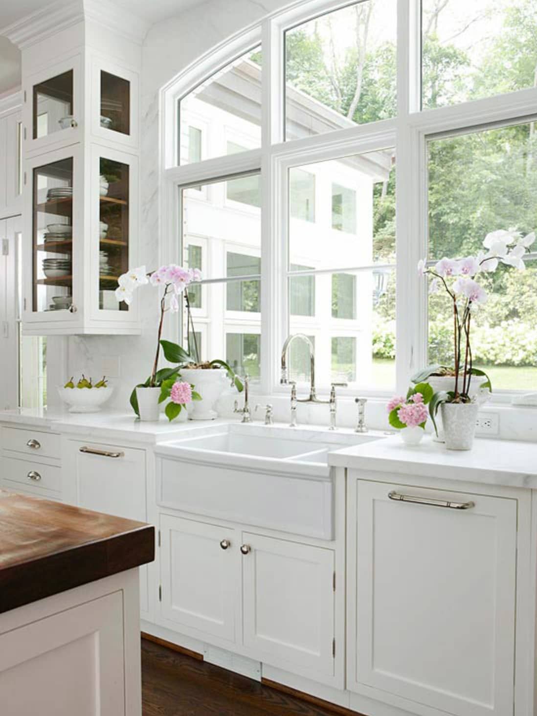 White Kitchen with Big Window