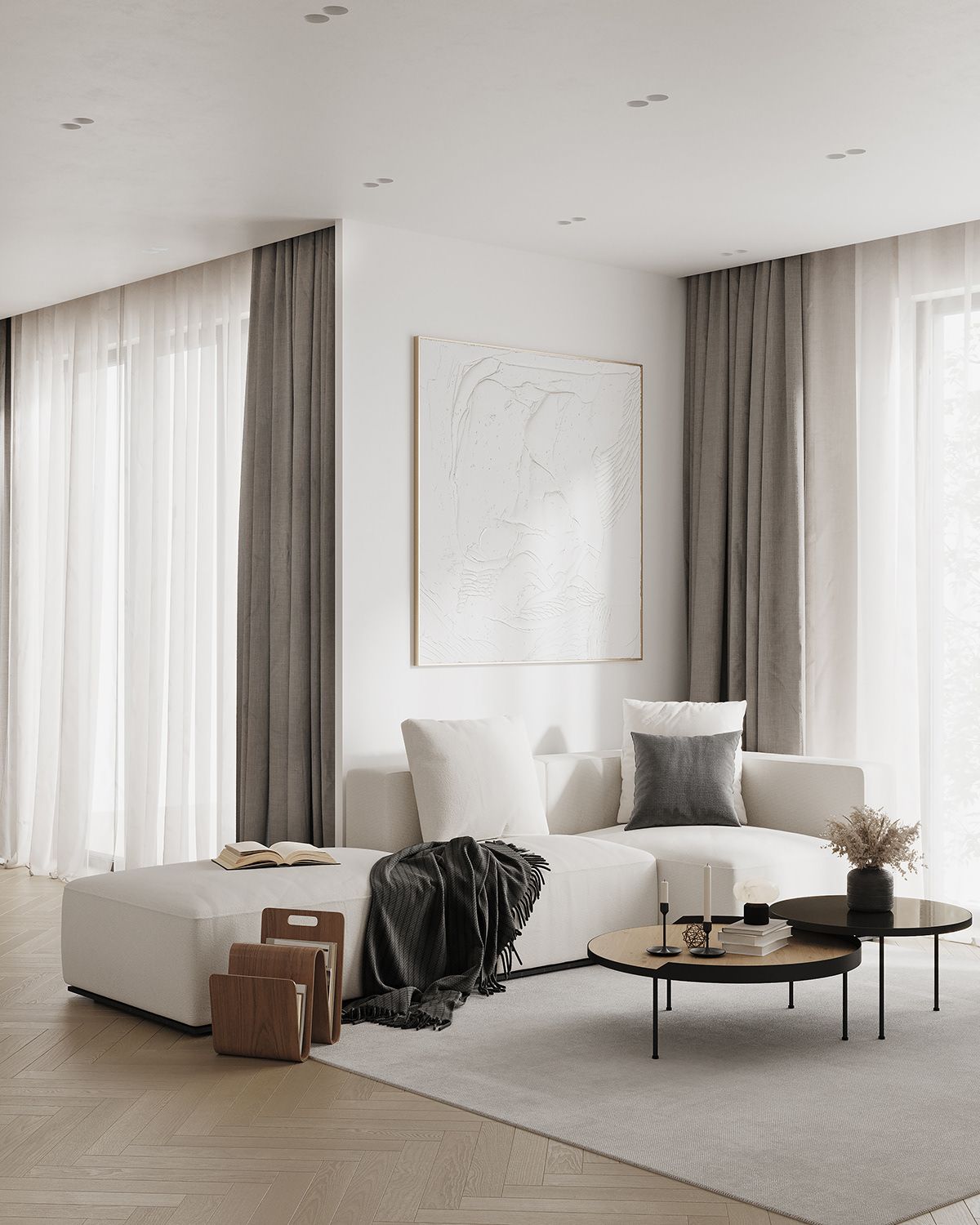 Minimalist Living Room with an Elegant Design
