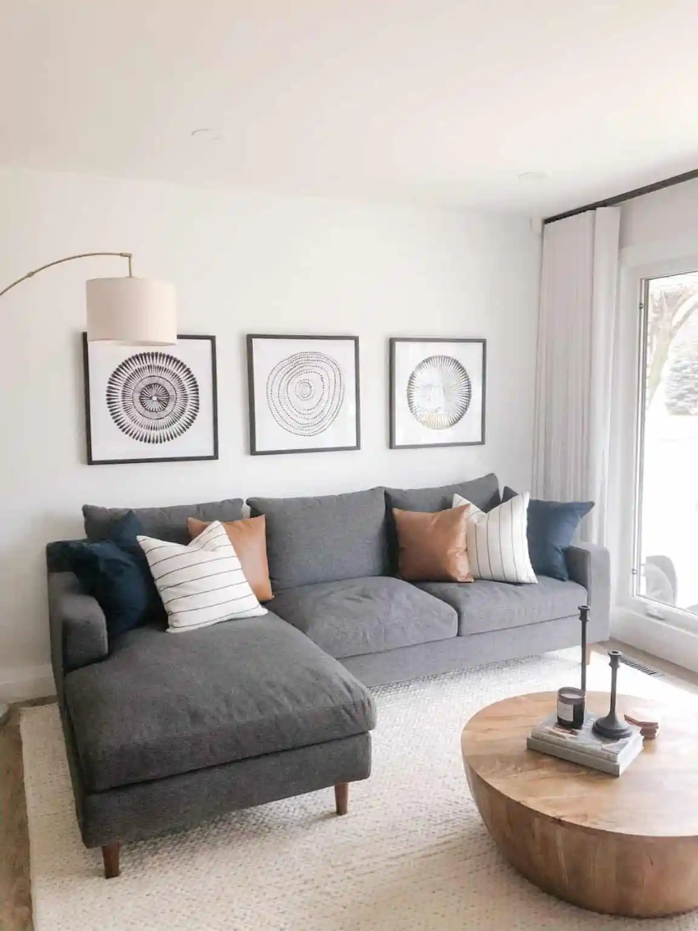 Comfy Living Room with a Plain Design