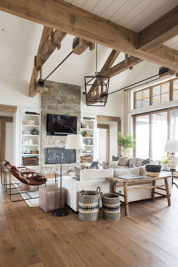 Farmhouse Interior for Living Room With A Modern Style