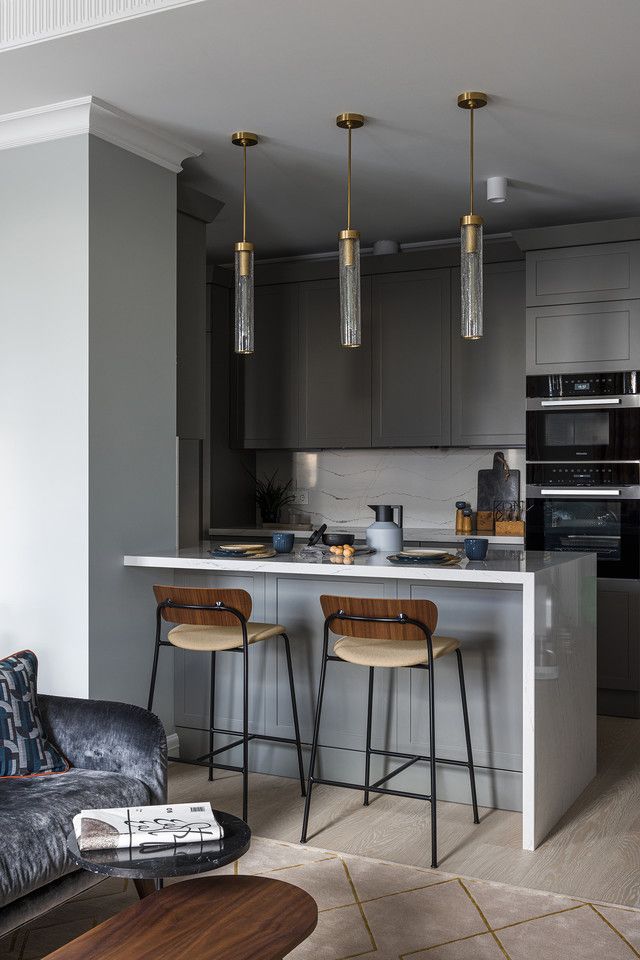 Decorating Modern Kitchen Island in Your Greyish Kitchen