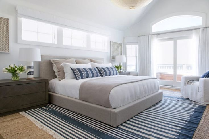 Coastal Bedroom with Big Window