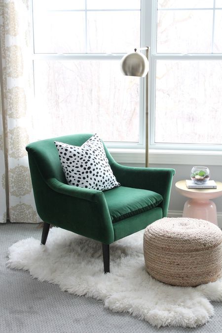 Green Chair with Comfy Seat