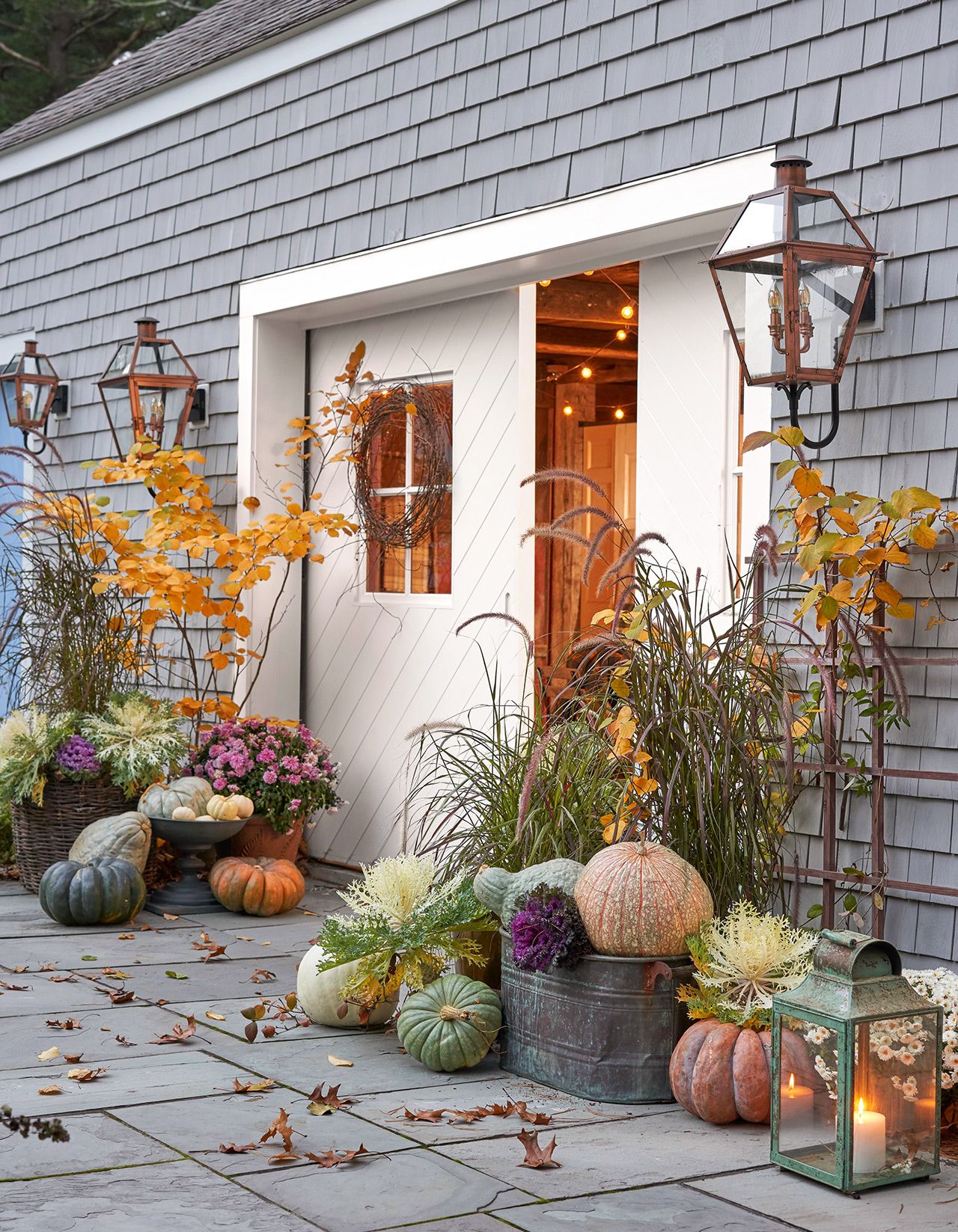 Harvest Decorating Ideas Featuring on The Fall Porch