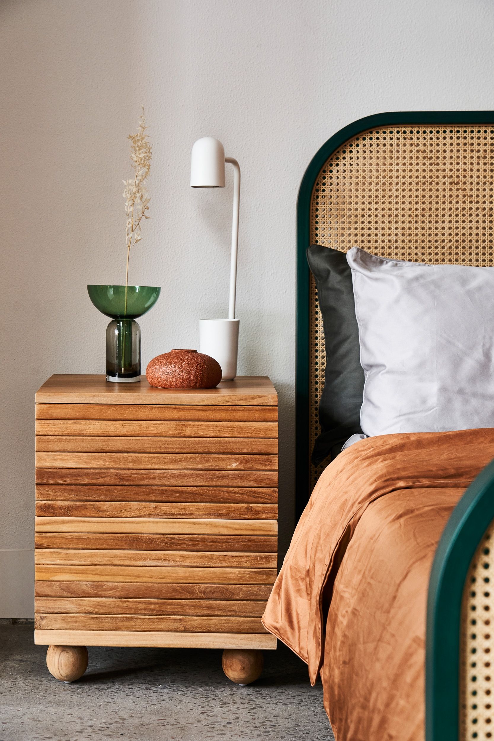Using Timber Planks for A Classic Bedside Table