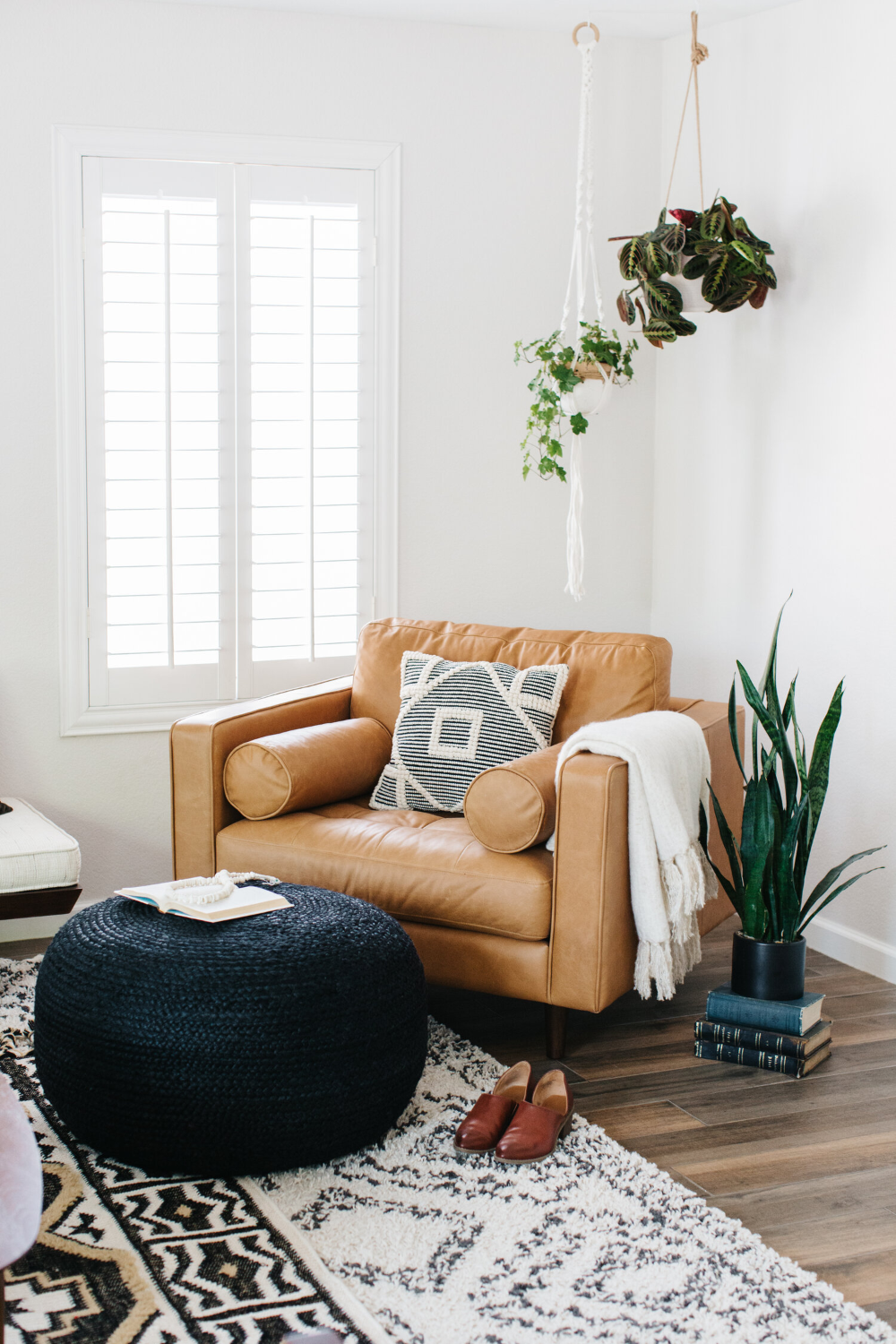 Lounge Chair with Attractive Accents