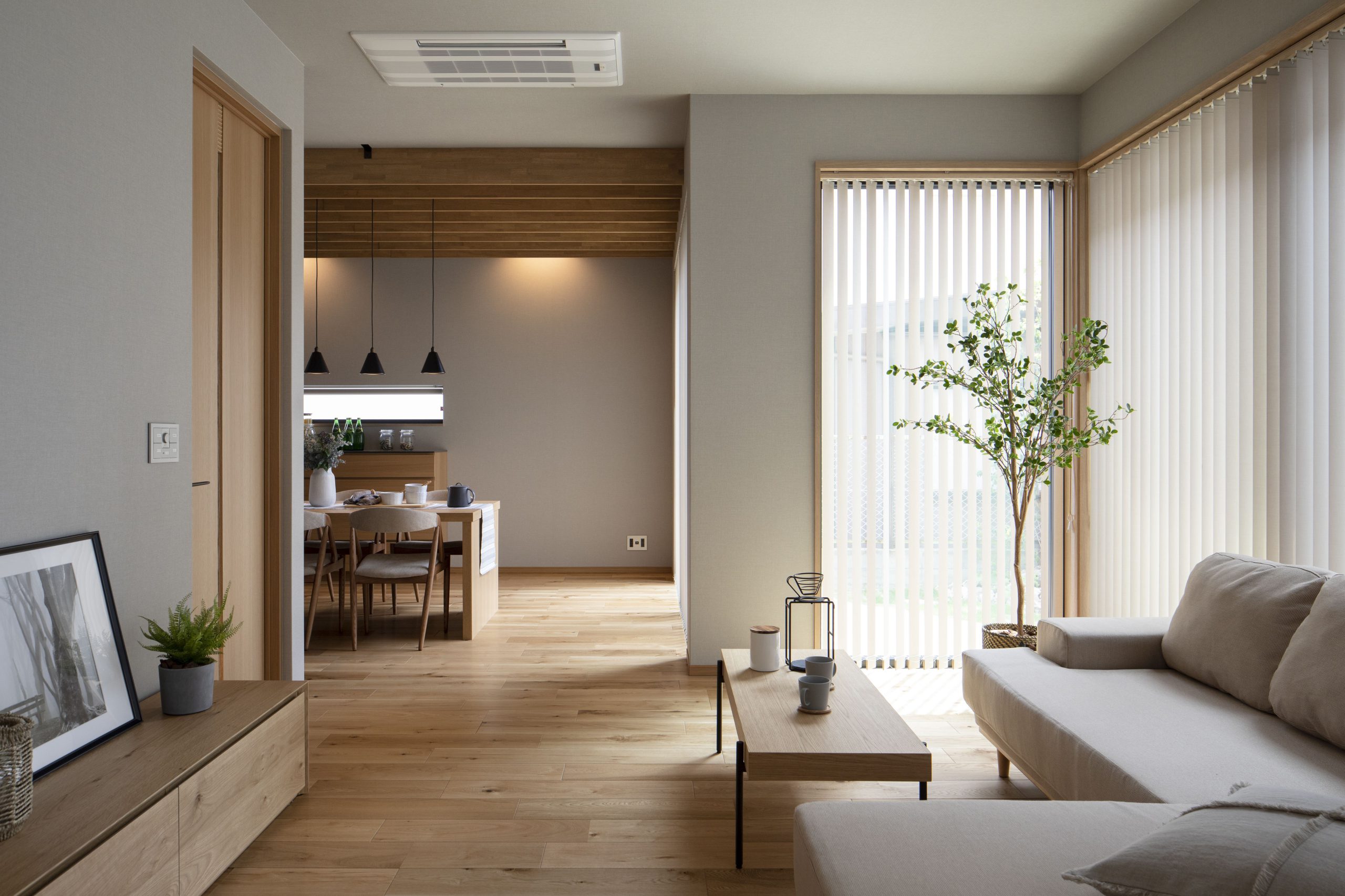 Japandi Studio Apartment with Natural Light