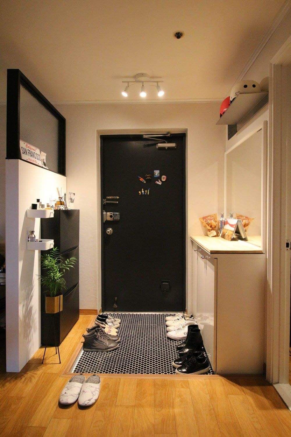 Japanese Entrance with Modern Accents