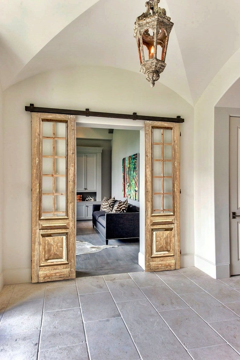 French Barn Door to Bring a Classic Impression