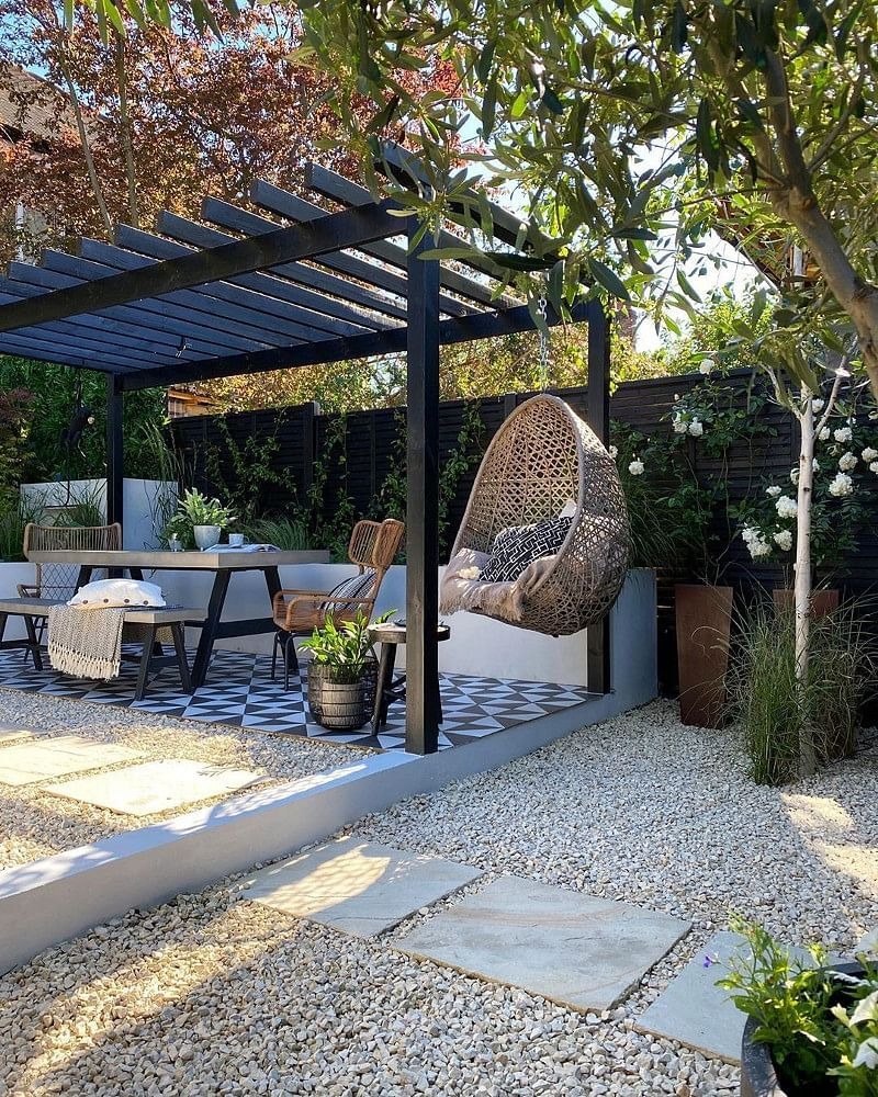 Install a Swing Chair for your Gazebo