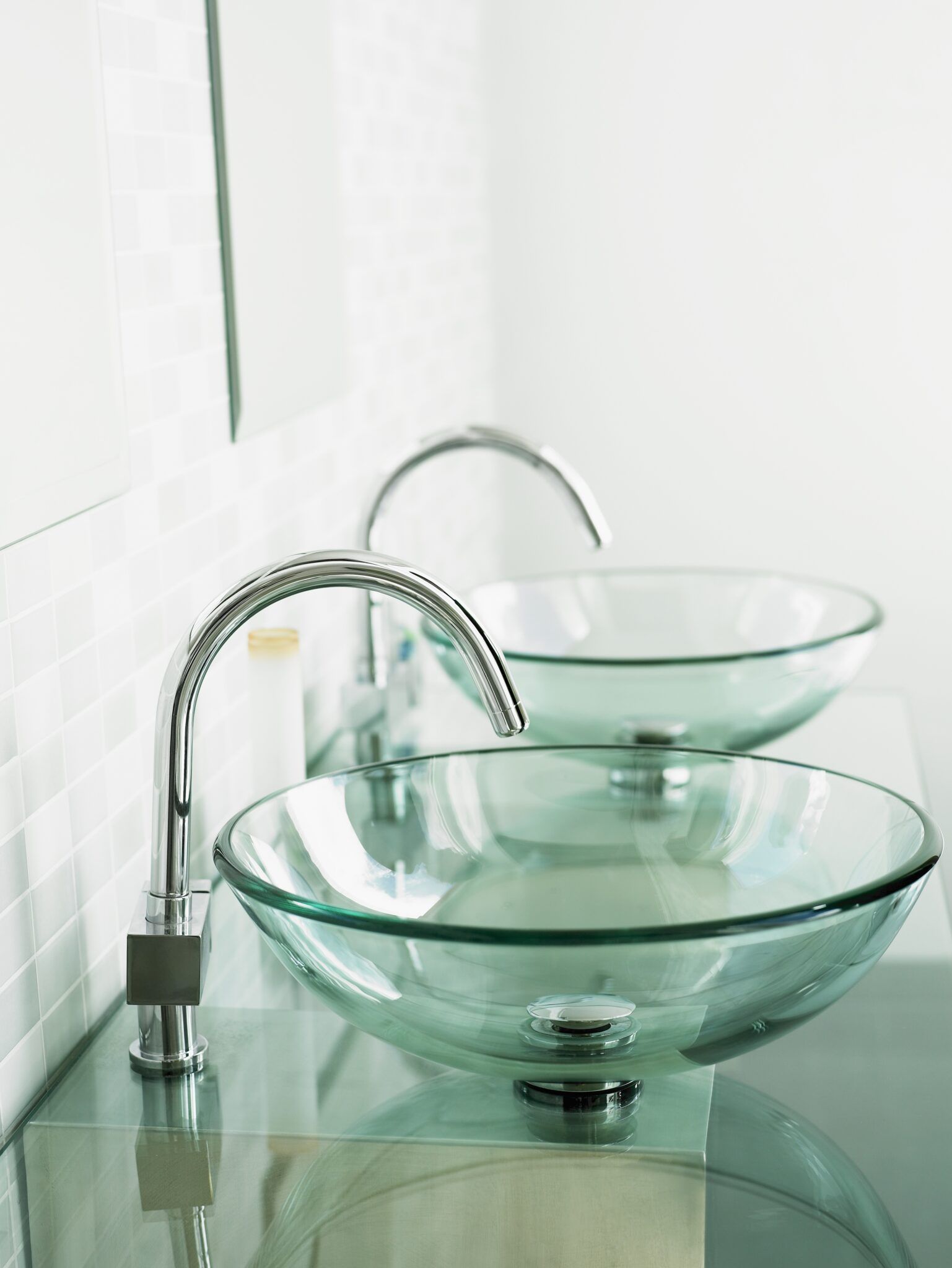 Transparent Glass Vessel Sink