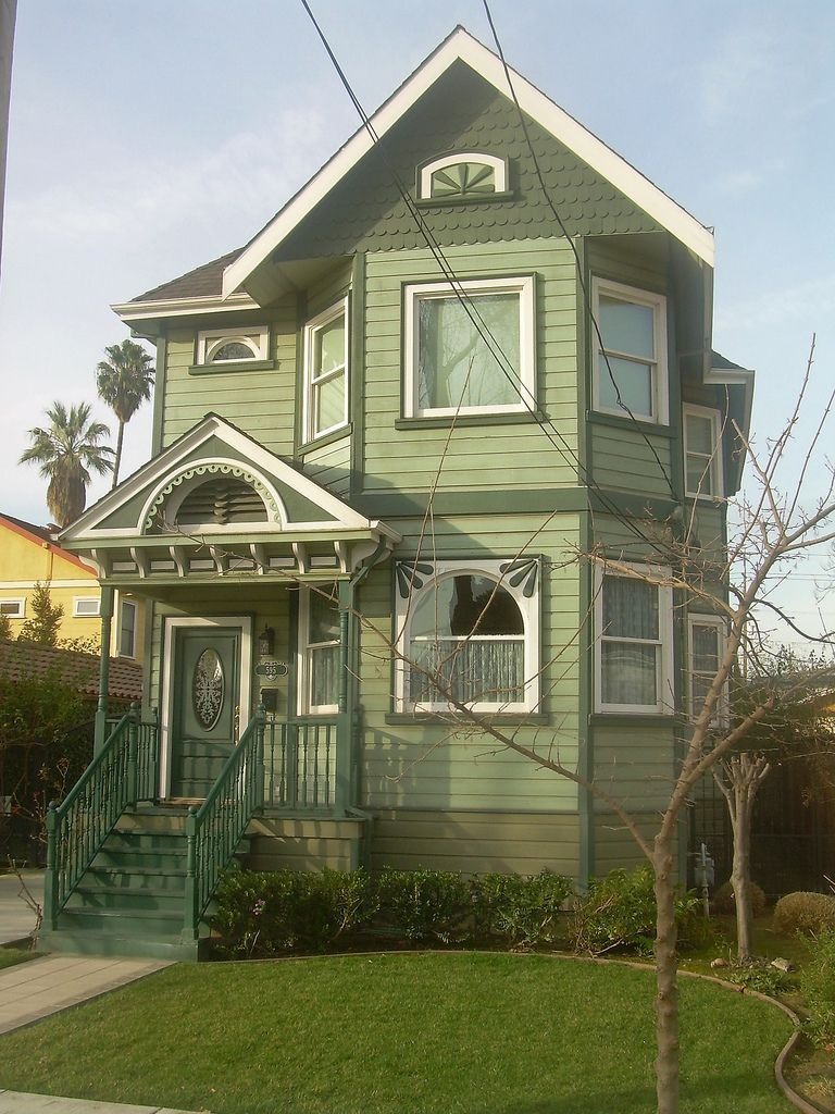 Green Victorian House