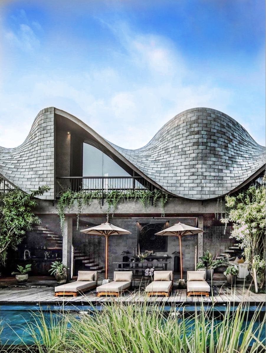 Wavy Roof x Modern Architecture