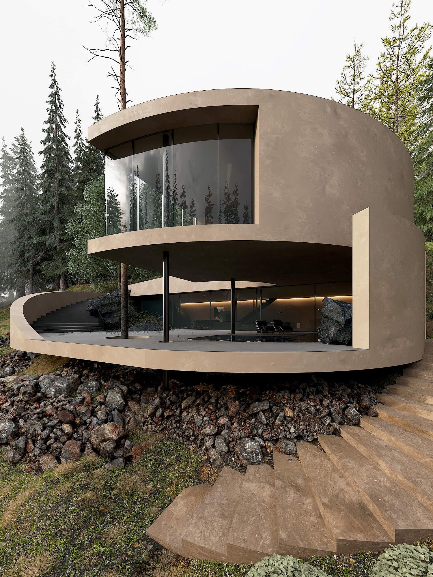 Flat Roof x Curvy House