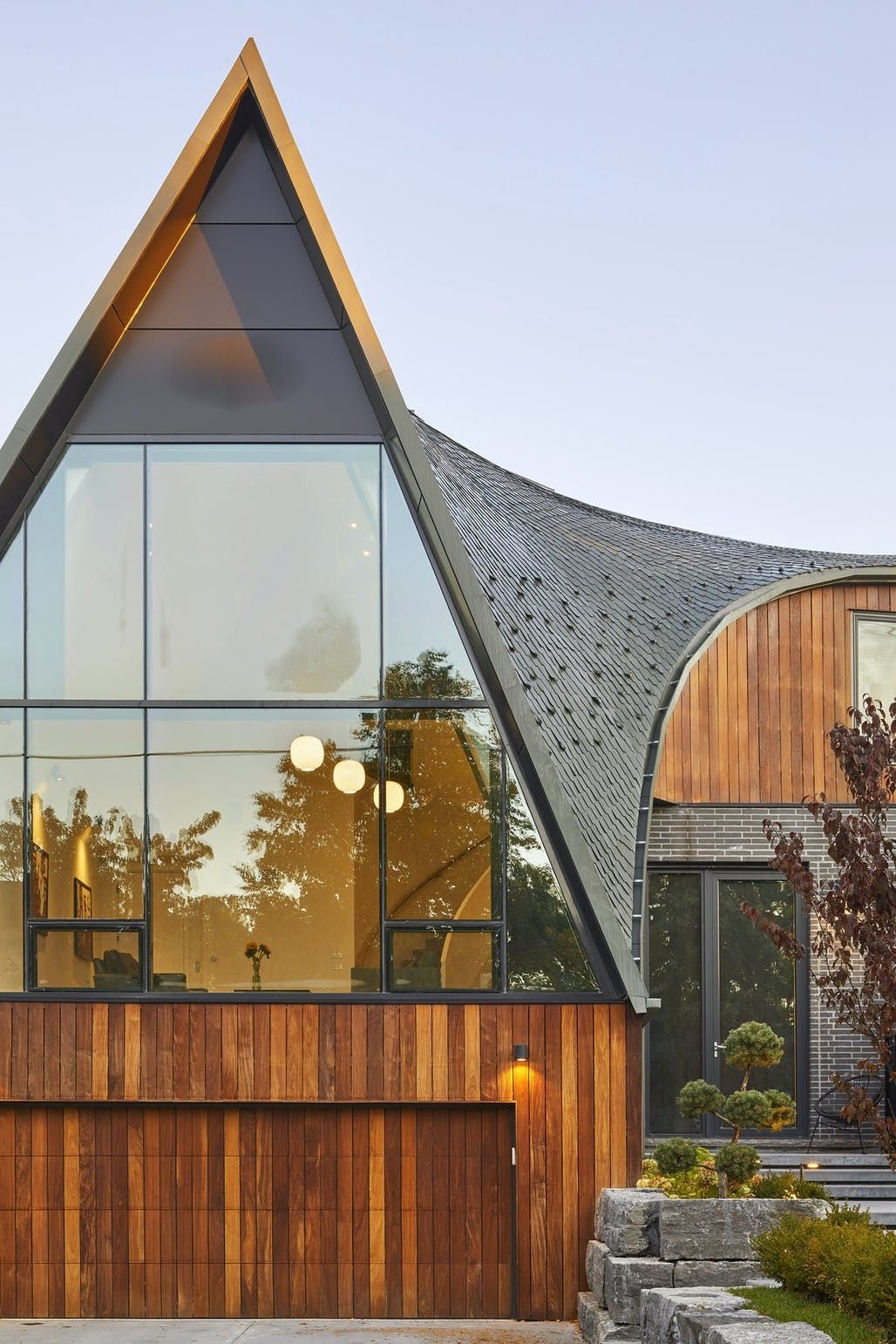 Steep Roof with Curvy Shape