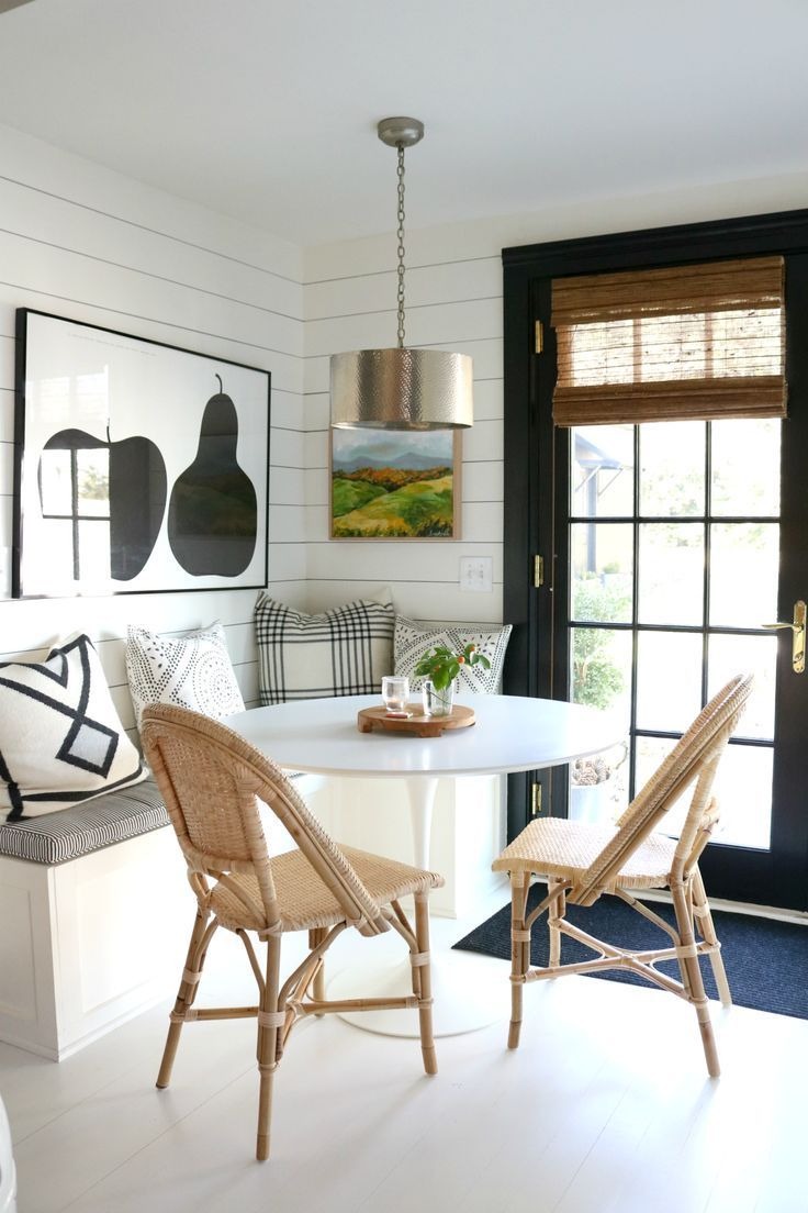 Monochrome x Vintage Breakfast Nook