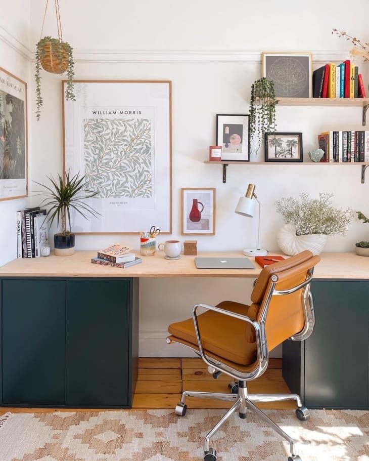 Home Office Desk with 2 Cabinets