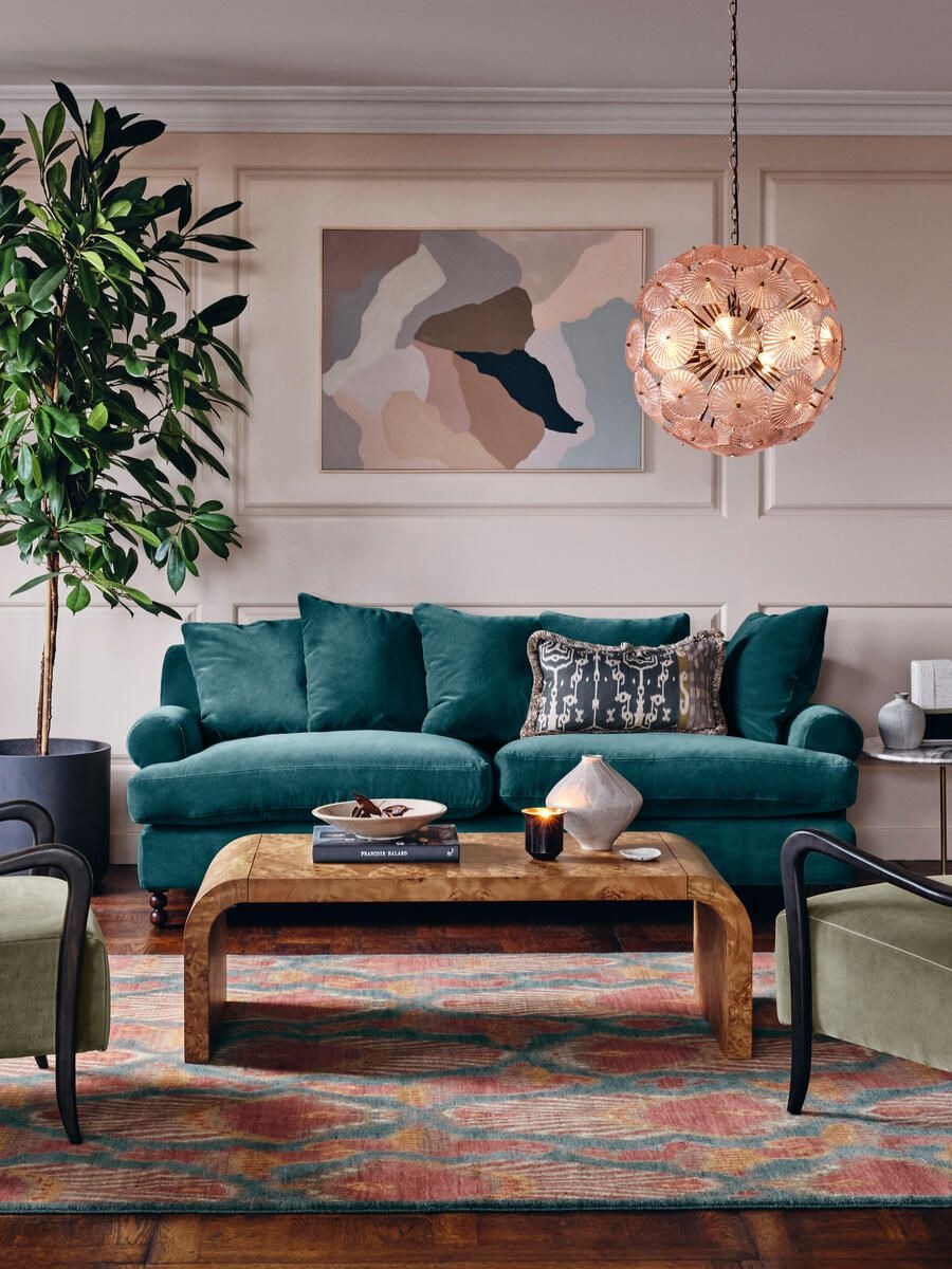 Velvet Sofa for An Elegant Impression