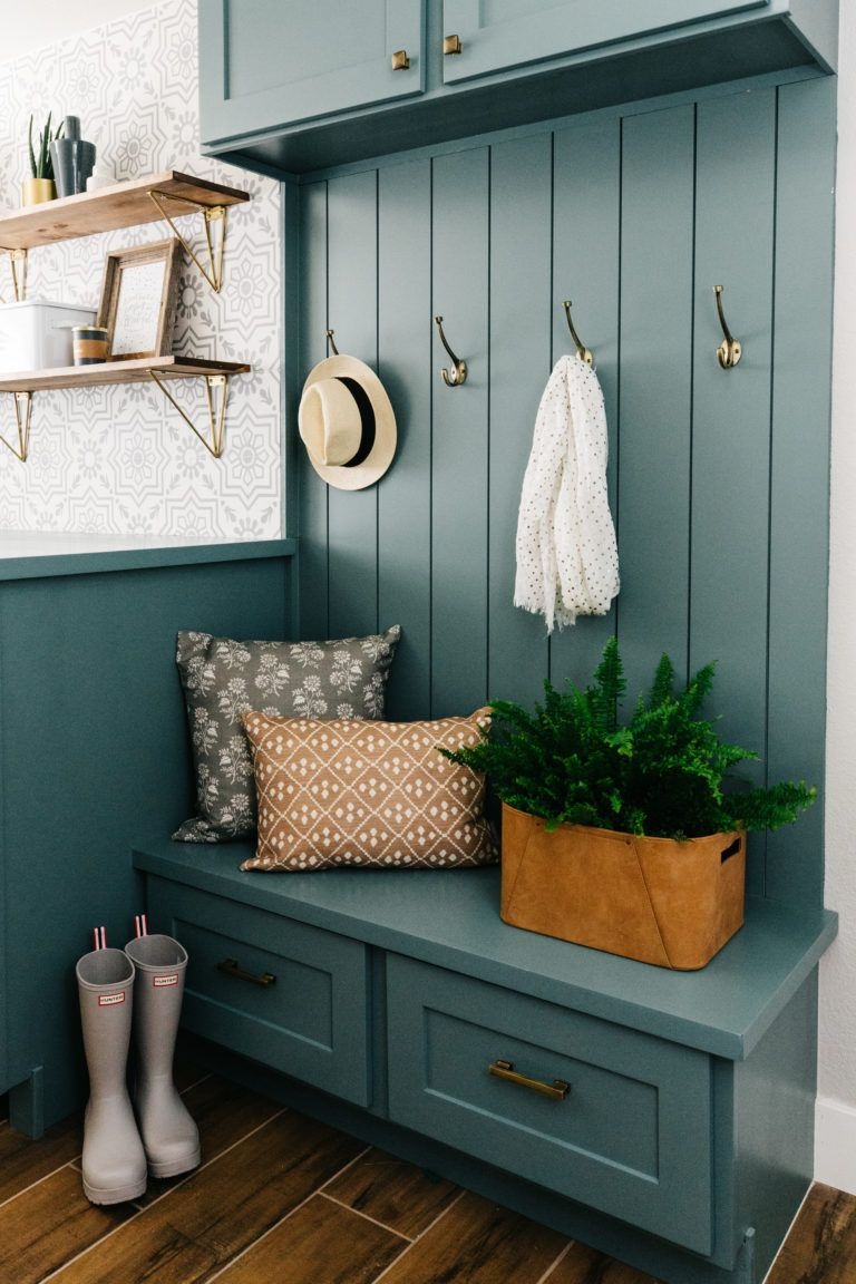 Hallway Closet with Plant