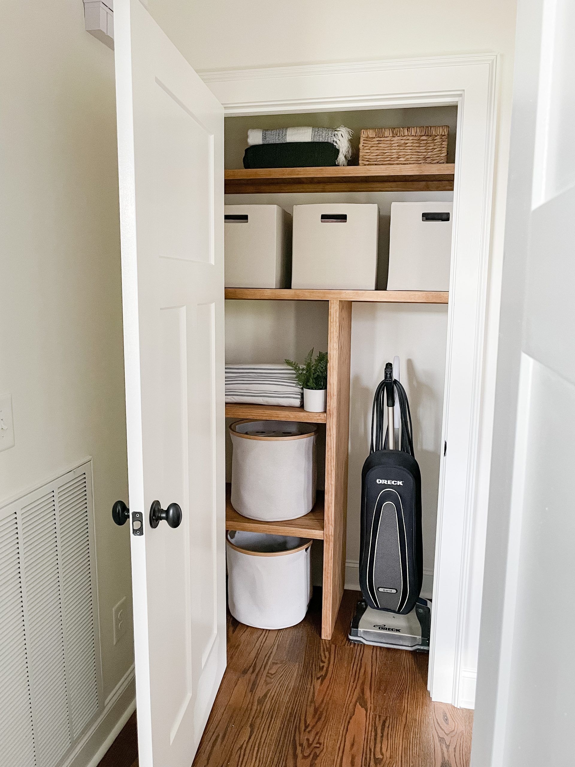 Hallway Closet x Wood Accents