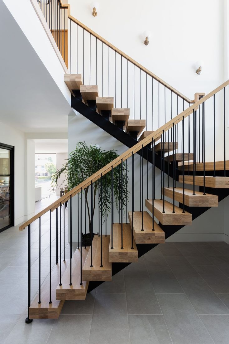 Rustic Modern Stair Railings