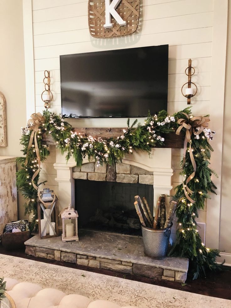 Add An LED TV Above the Fireplace Mantel