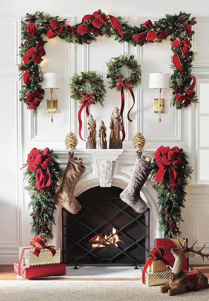 Big Ribbons Will Pop-up Your Fireplace Design