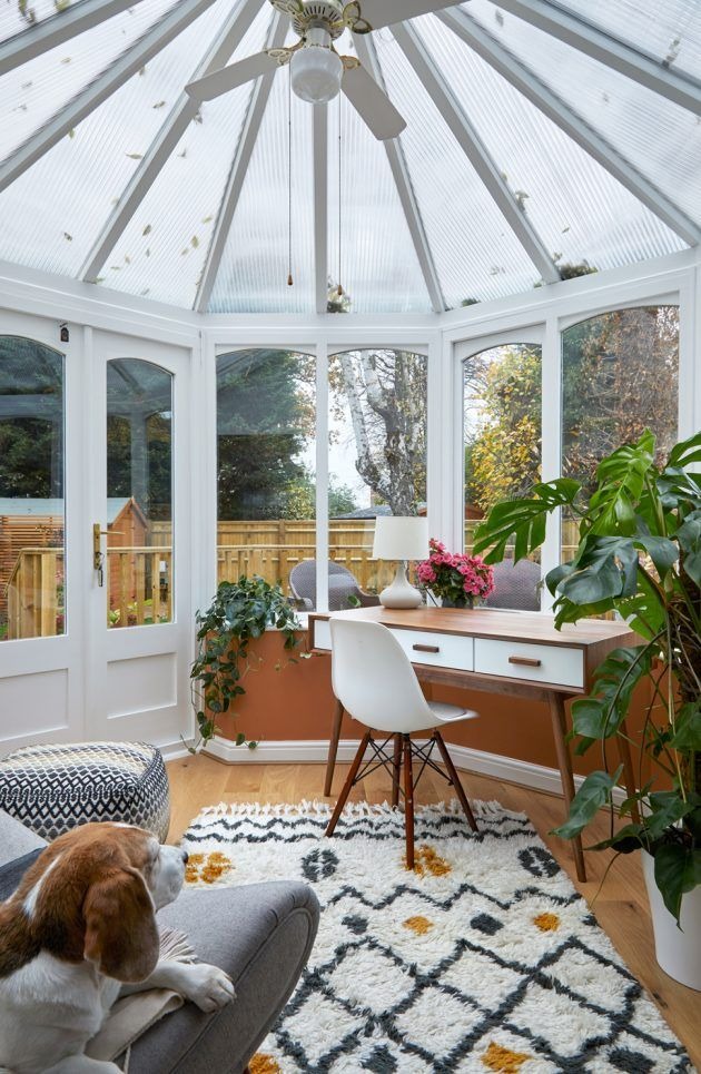 A Sunroom for the Home Office